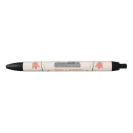 Kleermaakster Oude Naaimachine Zwarte Inkt Pen