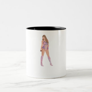 kleermaistersmeisjes tweekleurige koffiemok