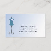 kleermakerij naaister visitekaartje (Achterkant)