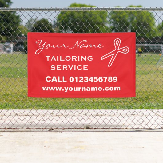 Kleermakersdienst aangepaste reclamebanner bord spandoek (Insitu)