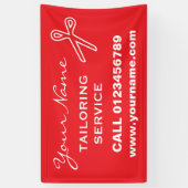 Kleermakersdienst aangepaste reclamebanner bord spandoek (Verticaal)