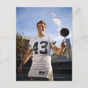 kleerpartij voor football uitnodiging briefkaart