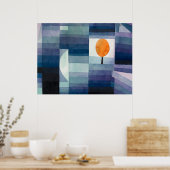 Klee's De Voorbode van de Herfst Poster (Keuken)