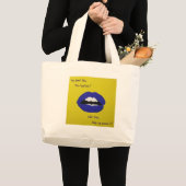 Kleffe Teksten voor Valentijnsdag Grote Boodschapp Tote Bag (Voorkant (product))