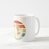 Klei Aardewerk Retro Koffiemok (Voorkant rechts)