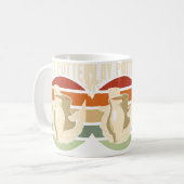Klei Aardewerk Retro Koffiemok (Voorkant links)