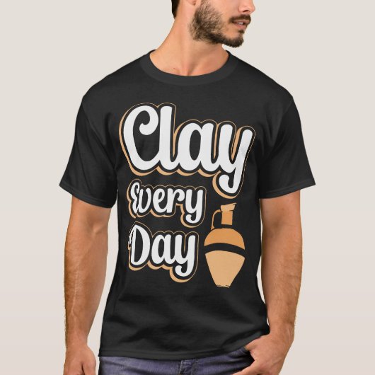 Klei Elke Dag T-shirt (Voorkant)