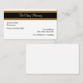 Klei- en detailhandelsapotheek voor apothekers visitekaartje (Voorkant / Achterkant)