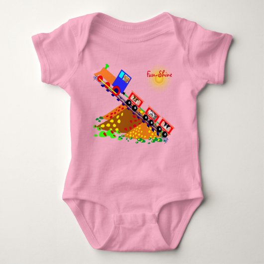 Klei in roze - romper (Voorkant)