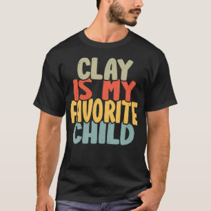 Klei Is Mijn Favoriete Kind Grappig Van Klei Tot O T-shirt