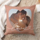 Klei Liefde Script Hart Foto Koppel Kussen (Deken)
