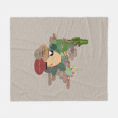 Klei Potten Vliesdeken Fleece Deken (Voorkant (Horizontaal))