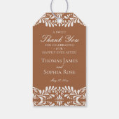 Klei Talavera Tegel Fiesta Bruiloft Geschenken voo Cadeaulabel (Achterkant)