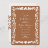 Klei Talavera Tegel Spaans Fiesta Baby Strooigoed Kaart (Voorkant / Achterkant)