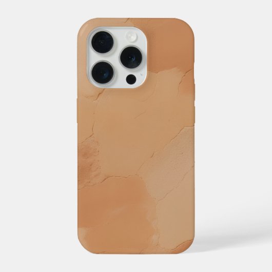 Kleiaardewerk Schemering — Warme Woestijnzand iPhone Hoesje (Achterkant)