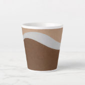 Kleiafzettingen Latte Mok (Voorkant)