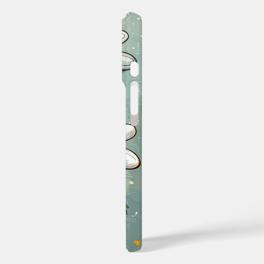 kleibladweefsel Case-Mate iPhone case (Achterkant / Links)