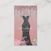 Kleiderhanger Jurk Mode Winkel Glitter Drip Visitekaartje (Voorkant)
