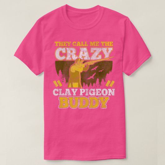 kleiduif schietend sportschutter gi t-shirt (Design voorkant)