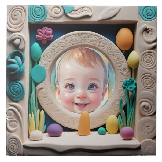 Kleien lijst tegeltje (Voorkant)