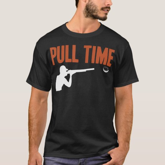 Kleienschieten met Pull Time Trap T-shirt (Voorkant)