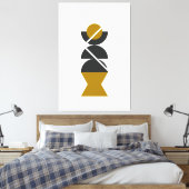 Kleikunststijl Canvas Afdruk (Insitu (Slaapkamer))