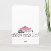 Klein, 10,2 cm x 14,2 cm gevouwen Wenskaart Kaart (Achterkant)