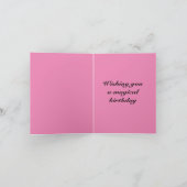 Klein, 10,2 x 14,2 cm gevouwen Wenskaart Kaart (Binnen)