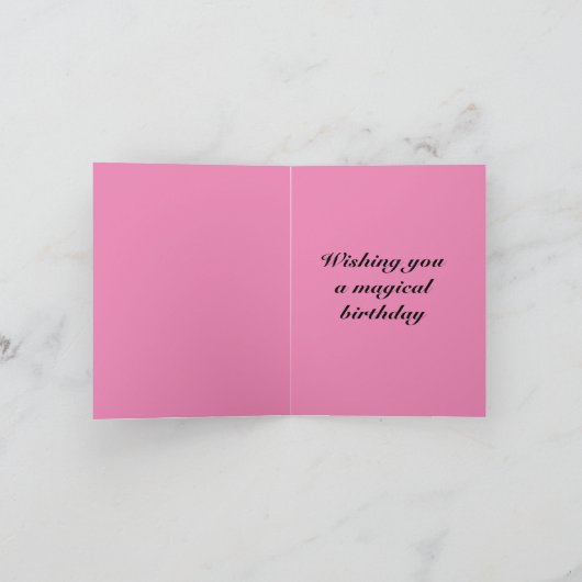 Klein, 10,2 x 14,2 cm gevouwen Wenskaart Kaart (Binnen)