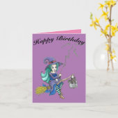 Klein, 10,2 x 14,2 cm gevouwen Wenskaart Kaart (Gele Bloem)