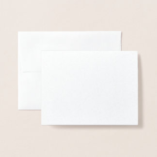 Klein (10,8cm x 14cm) Foliekaart Folie Kaarten