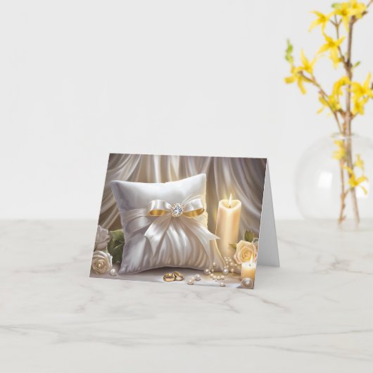 Klein, 10 cm x 14 cm kaart (Gele Bloem)