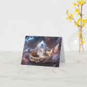 Klein, 10 x 14 cm kaart (Gele Bloem)