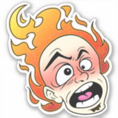 Klein 4 x 4 inch vinylsticker op maat gesneden sticker (Voorkant)