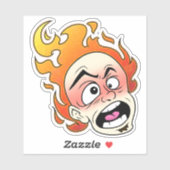 Klein 4 x 4 inch vinylsticker op maat gesneden sticker (Vel)