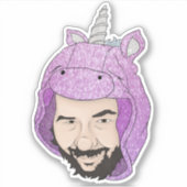 Klein 4 x 4 inch vinylsticker op maat gesneden sticker (Voorkant)