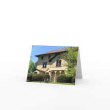 Klein, 4 x 5,6-inch gevouwen wenskaart