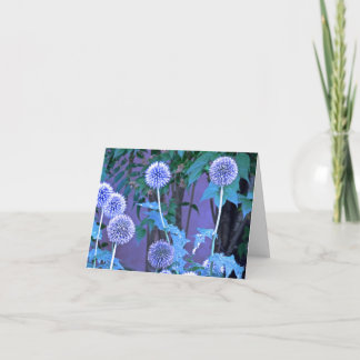 Klein, 4 x 5,6-inch gevouwen wenskaart bedankkaart