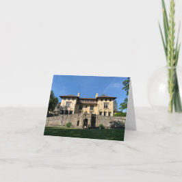 Klein, 4 x 5,6-inch gevouwen wenskaart bedankkaart