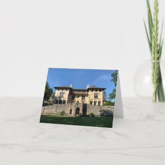 Klein, 4 x 5,6-inch gevouwen wenskaart bedankkaart