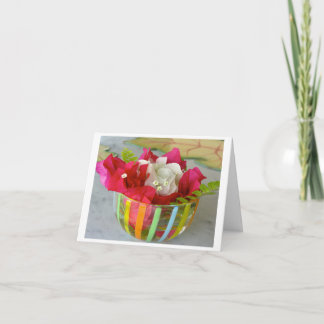 Klein, 4 x 5,6-inch gevouwen Wenskaart Bedankkaart