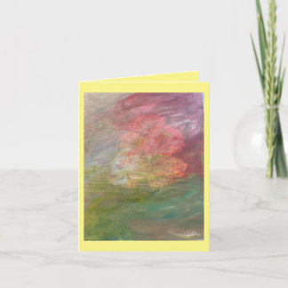 Klein, 4 x 5,6-inch gevouwen Wenskaart Kaart