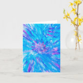 Klein, 4 x 5,6-inch gevouwen Wenskaart Kaart (Gele Bloem)