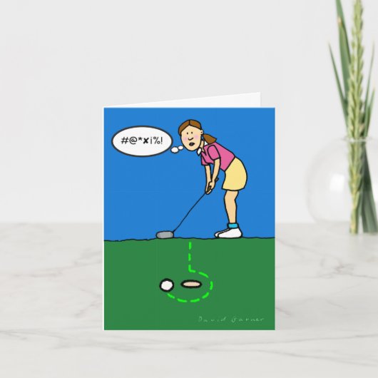 Klein, 4 x 5,6-inch gevouwen Wenskaart Kaart (Voorkant)