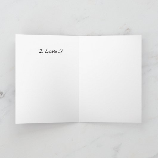 Klein, 4 x 5,6-inch gevouwen Wenskaart Kaart (Binnen)