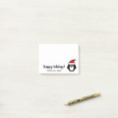 Klein aangepast kerstcadeautje feestdag post-it® notes (Op bureau)