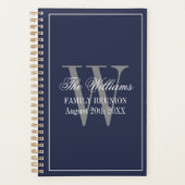 Klein aangepast monogram gezinshereniging planner (Voorkant)