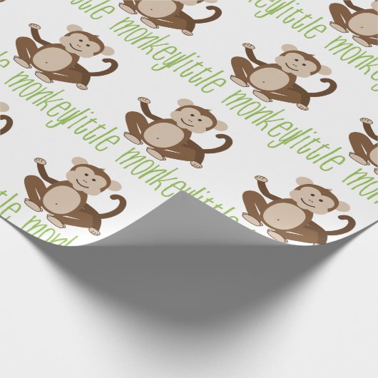 Klein Aapje Cadeaupapier (Hoek)