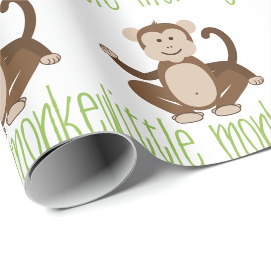 Klein Aapje Cadeaupapier (Rol Hoek)