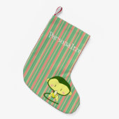 Klein Aapje Kleine Kerstsok (Voorkant (Hangend))